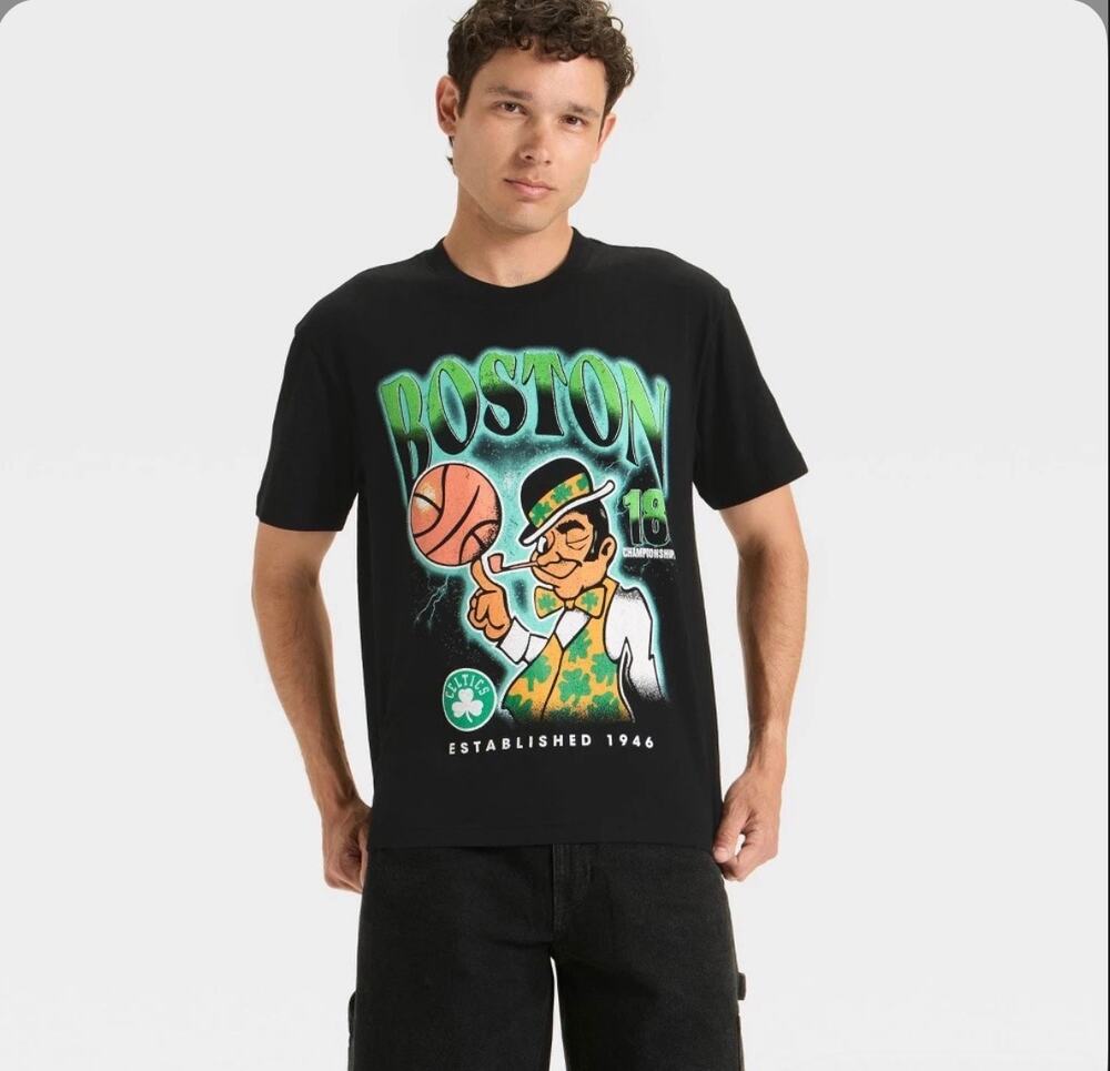 NBA Large T-Shirt Boston Celtics Boxy Fit